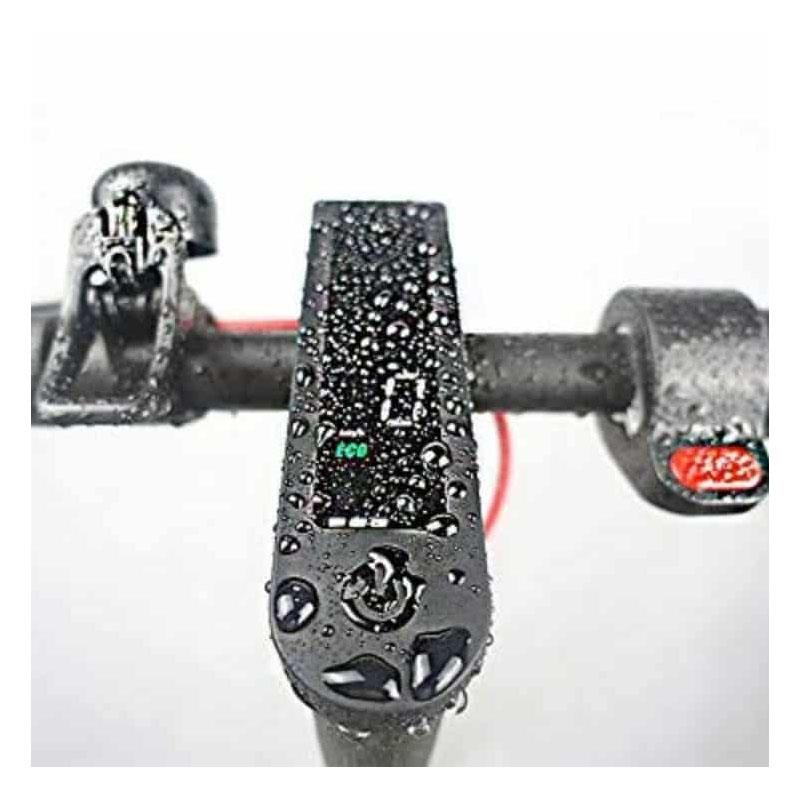 Black waterproof silicone protector for a simple display