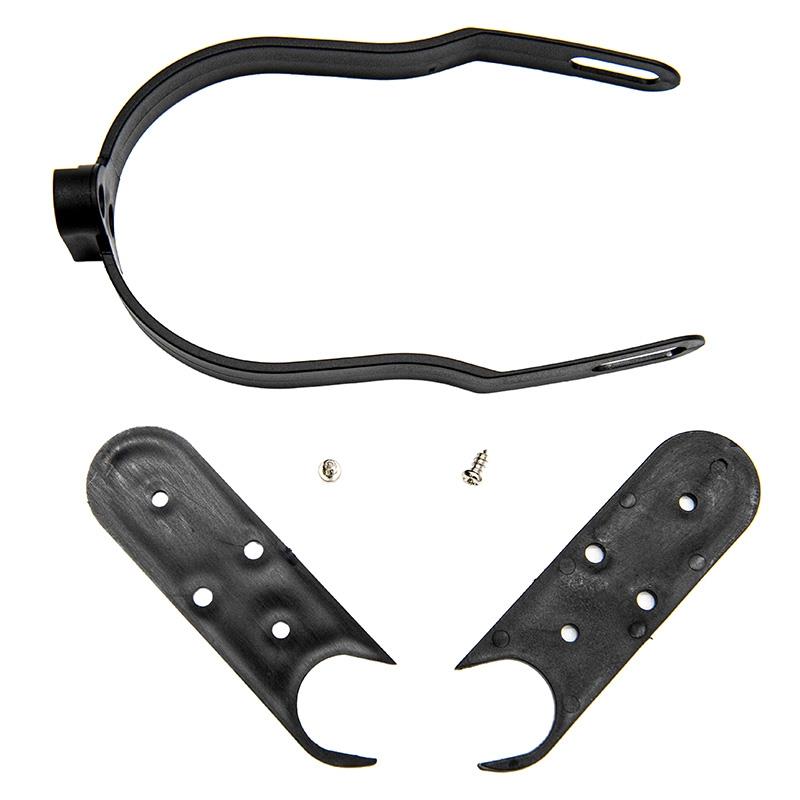 Suporte universal de pára-lama de plástico preto para Xiaomi M365 e Pro