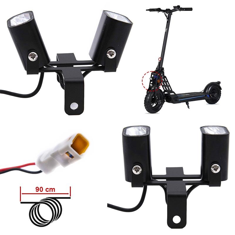 Luz frontal com foco duplo 12-72V para Ecoxtrem