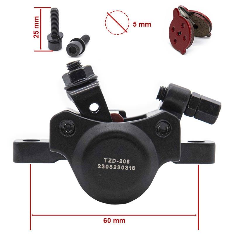 Black mechanical brake clamp for NIU