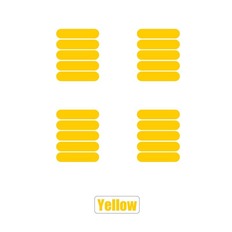 Adesivos refletivos 90x20mm - 20uds