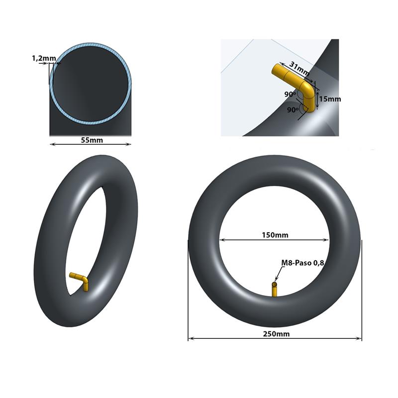 Camara 10x2.125 Ewheel