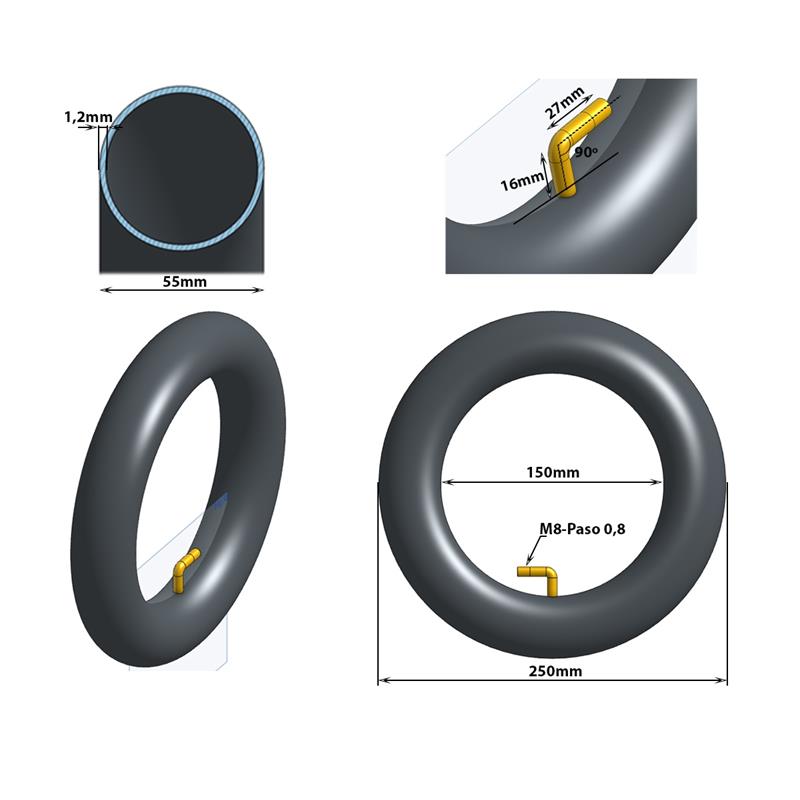 Camara 10x2.125 Ewheel