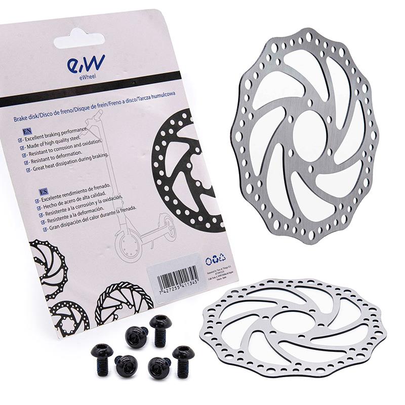 Brake disc 160 mm 6h silver - 48 mm