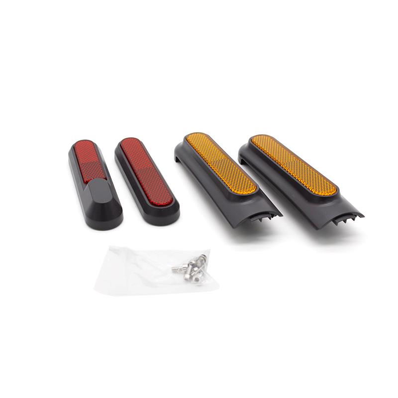 Catadióptrico negro con reflector amarillo/rojo para Xiaomi Mi4 Pro