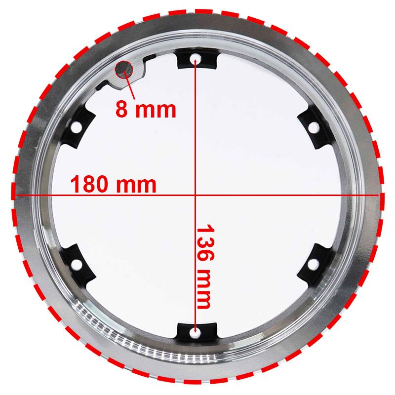 Reifen 6 5 und Felge 52mm geeignet für Tubeless für Dualtron 3 Minimotors