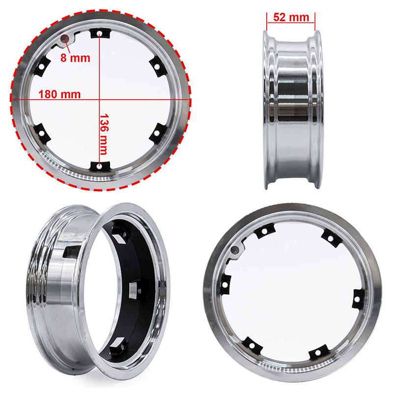 Reifen 6 5 und Felge 52mm geeignet für Tubeless für Dualtron 3 Minimotors