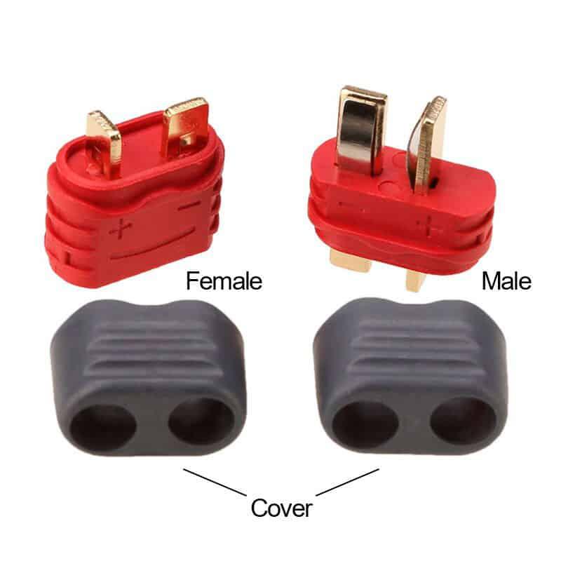 Conector T-DEAN Amass con protector - 10pcs