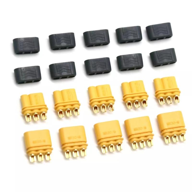 Conector MR30 Amass con protector - 5M/5F