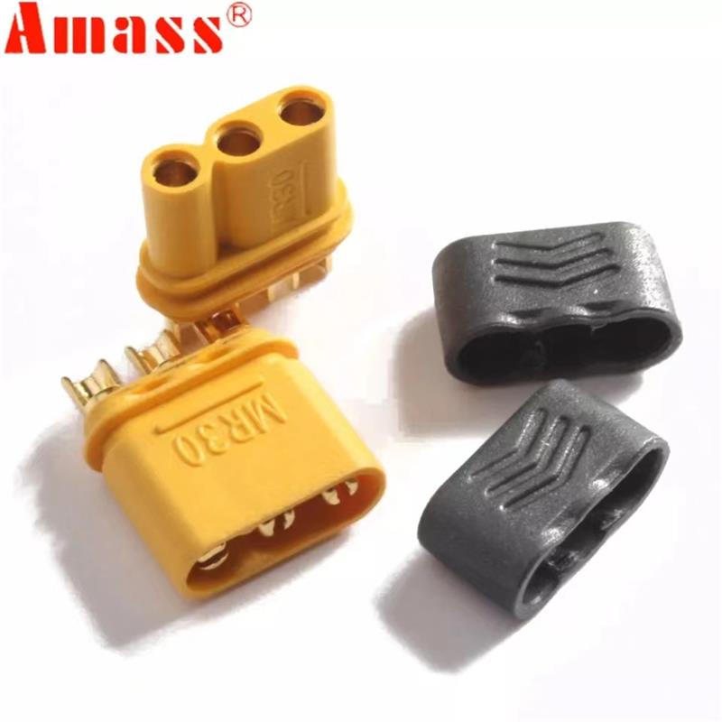 Conector MR30 Amass con protector - 5M/5F