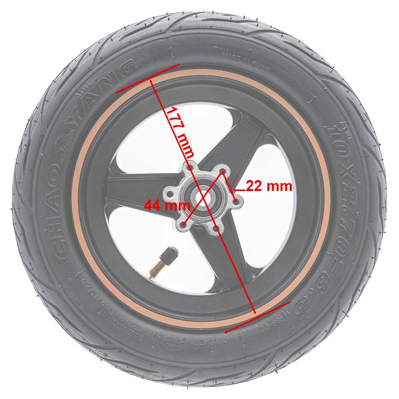 Pneu de 6,5'' e aro 47mm para Smartgyro Speedway & Rockway