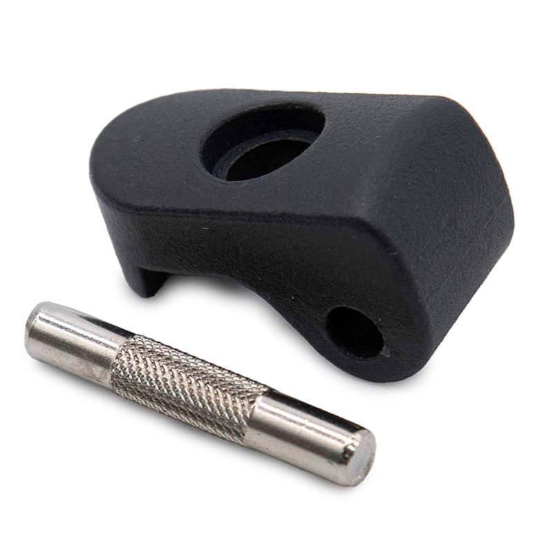 Black steel latch with a 6 mm stainless steel pin for Xiami Mi3