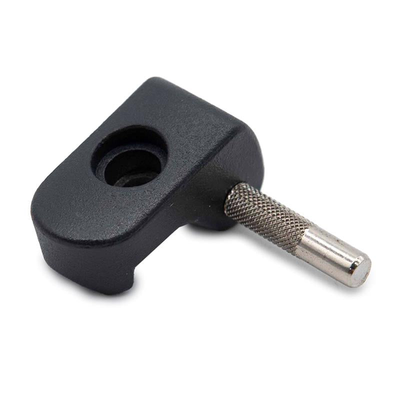 Black steel latch with a 6 mm stainless steel pin for Xiami Mi3