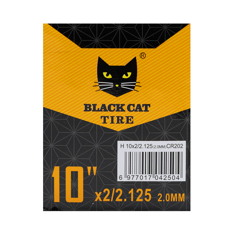 Premium Camera 2.0mm Thickness 10x2/2,125 Valve 90x90° Black Cat