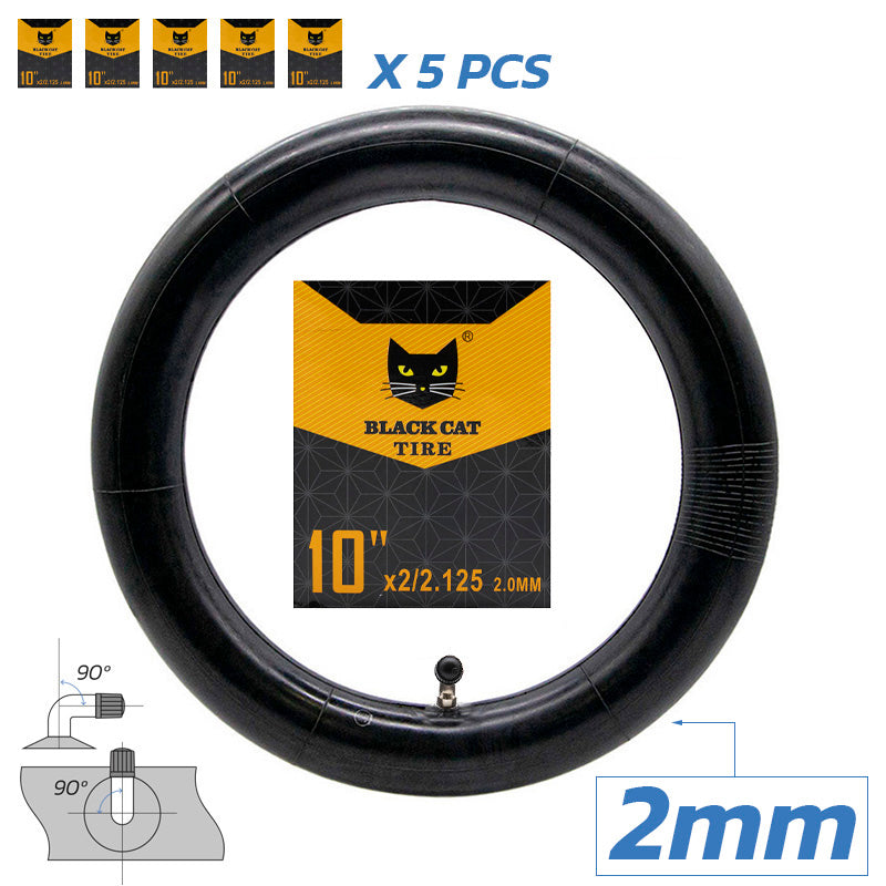 Premium Camera 2.0mm Thickness 10x2/2,125 Valve 90x90° Black Cat