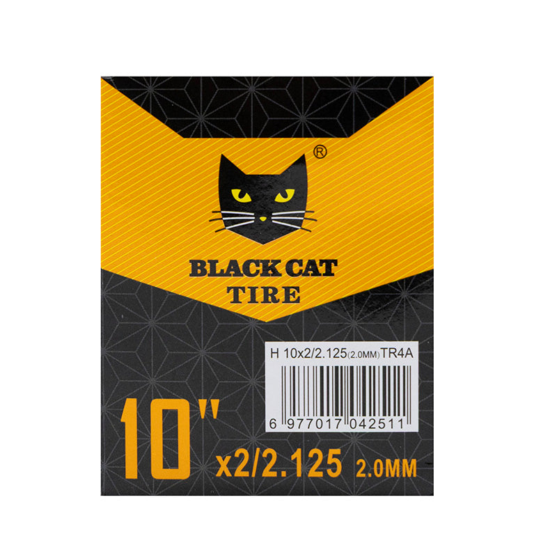 Premium-Kammer 2,0 mm Dicke 10x2/2,125 gerade Ventil Black cat