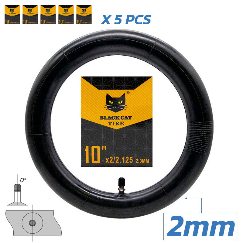 Premium-Kammer 2,0 mm Dicke 10x2/2,125 gerade Ventil Black cat