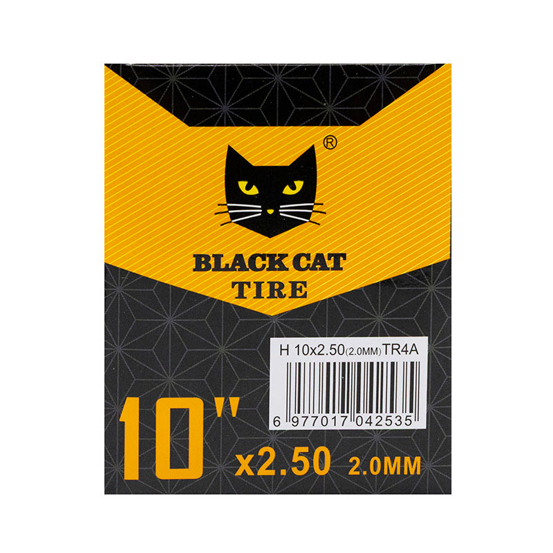 Fotocamera premium spessore 2.0mm 10x2,5 valvola dritta Black cat