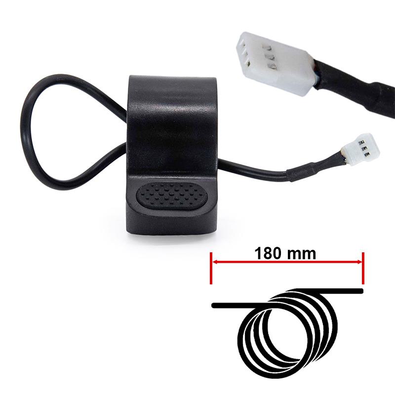 Acelerador con almohadilla negro