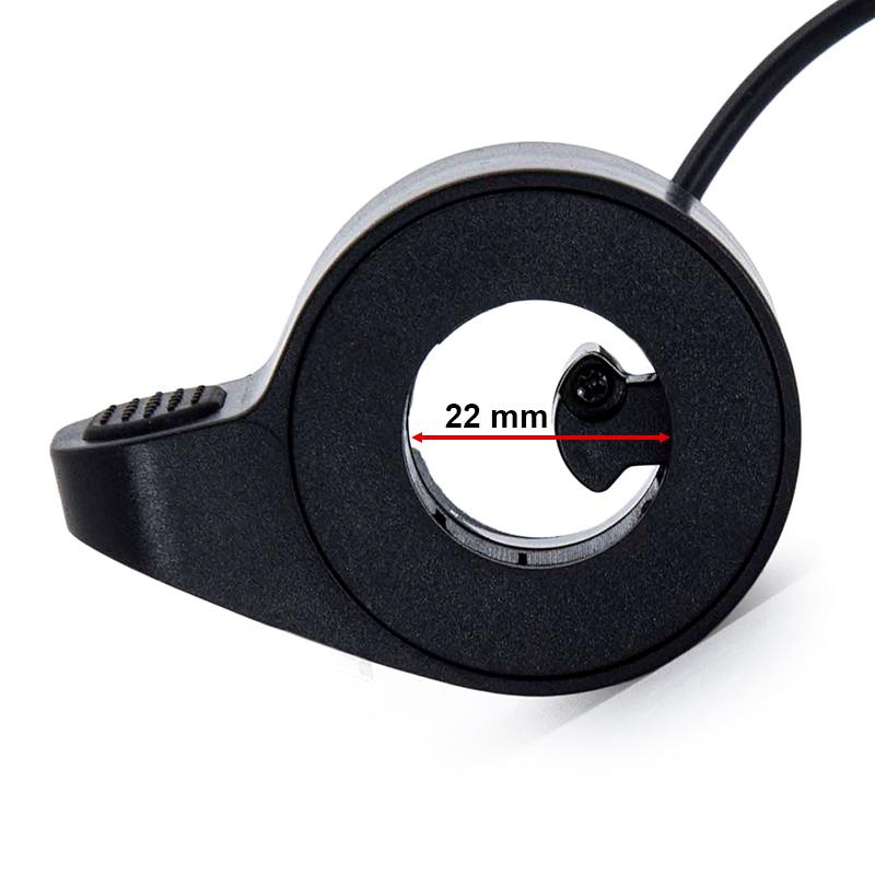 Acelerador con almohadilla negro