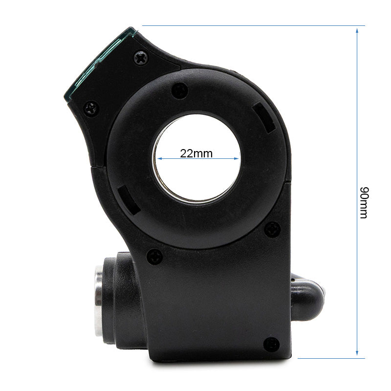 Contact key with a voltmeter - waterproof connector