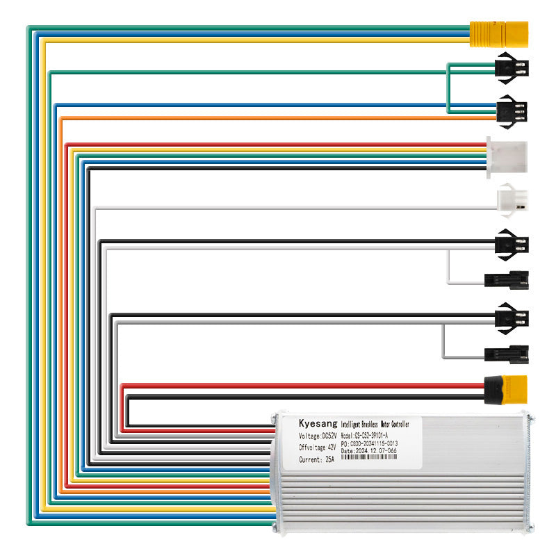 Steuergerät 52v 25A 1200W-A LCD QS-S4 Kyesang
