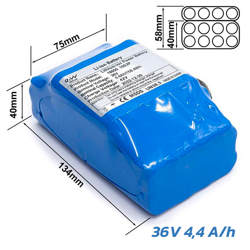 Externe Batterie 36V 4 4 A/h Ewheel