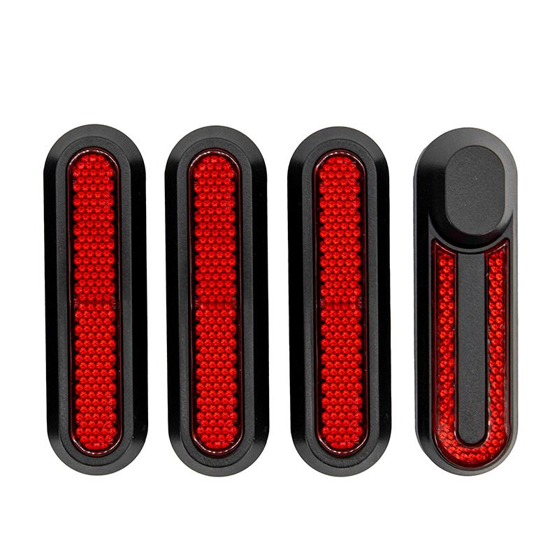 Catadióptrico negro con reflector rojo para Xiaomi