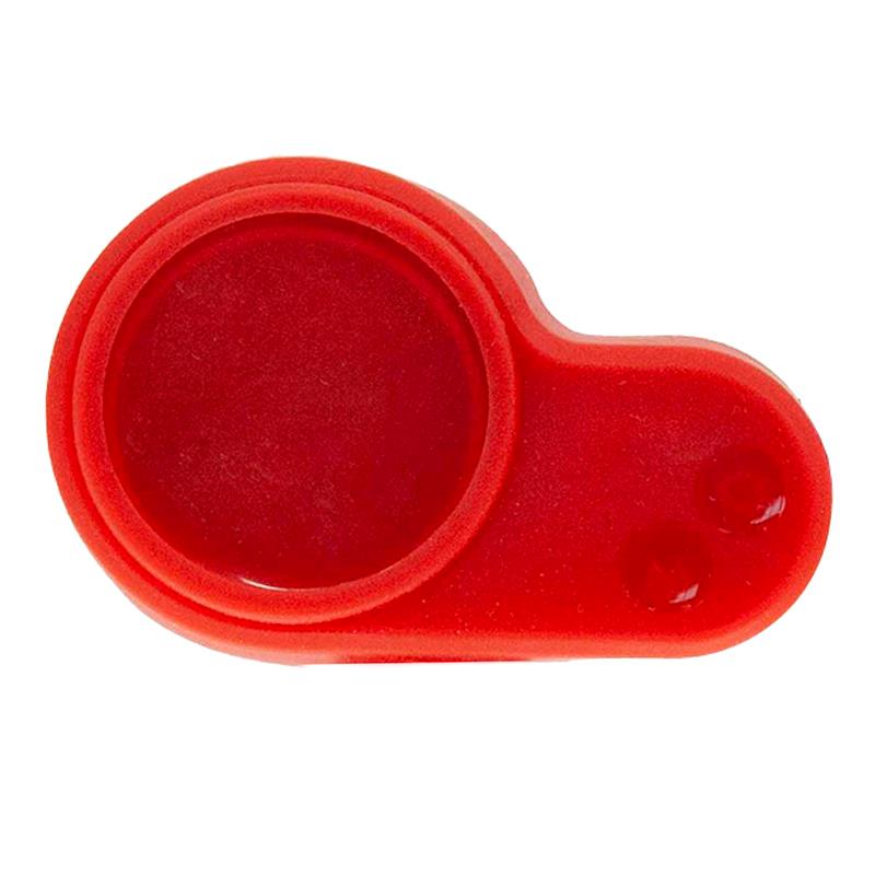 Red waterproof silicone protector for the display