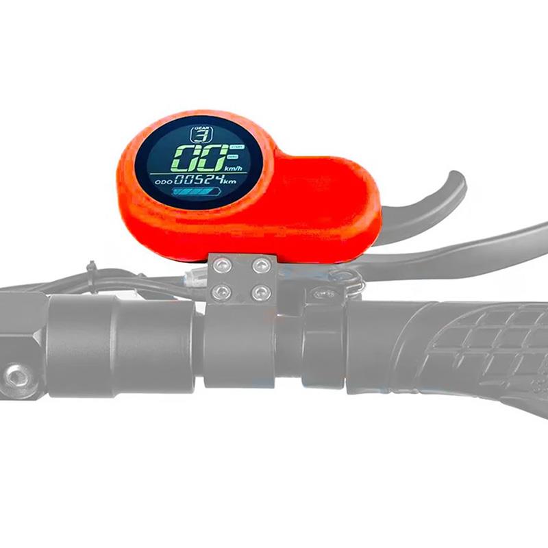 Red waterproof silicone protector for the display