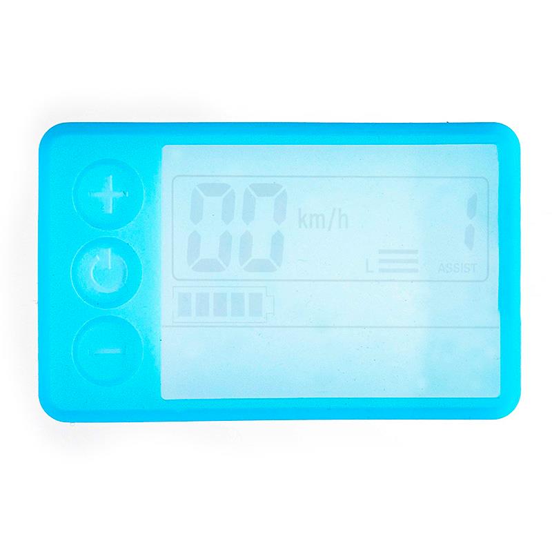Blue waterproof silicone protector for the S866 display