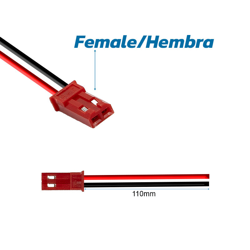 Conector JST con cable - 10pcs