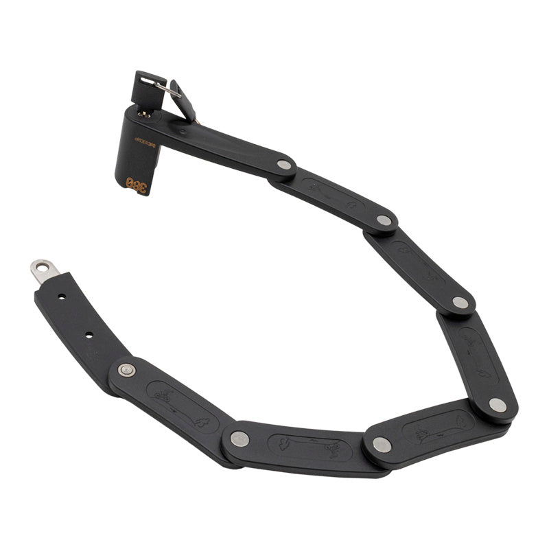 Folding lock with key
