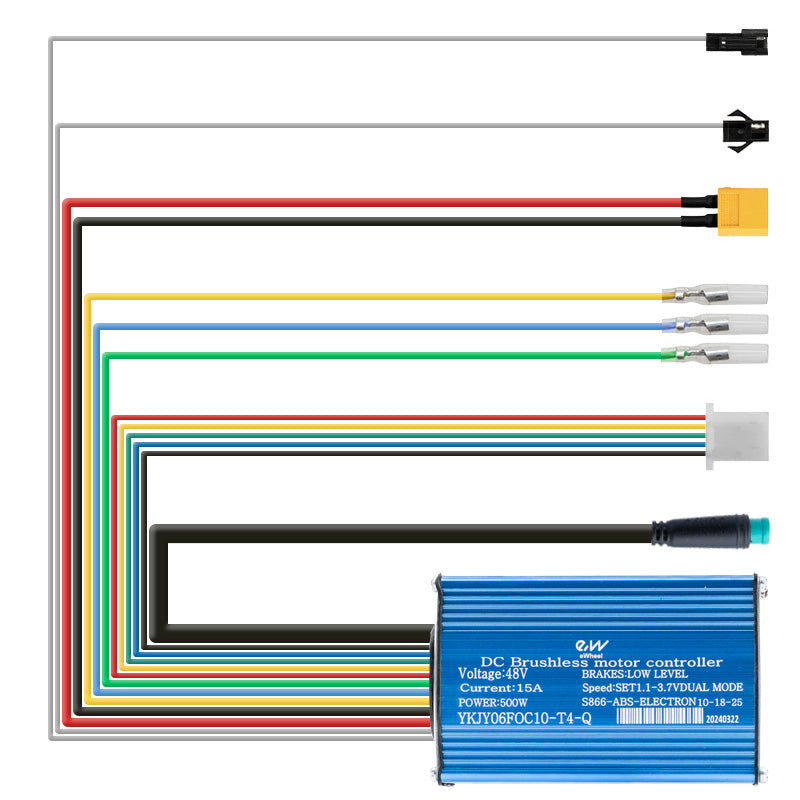 48V 15A 500W-A 10-18-25km/h entdrosselbar - Smartgyro nicht zugelassener Crossover Ewheel