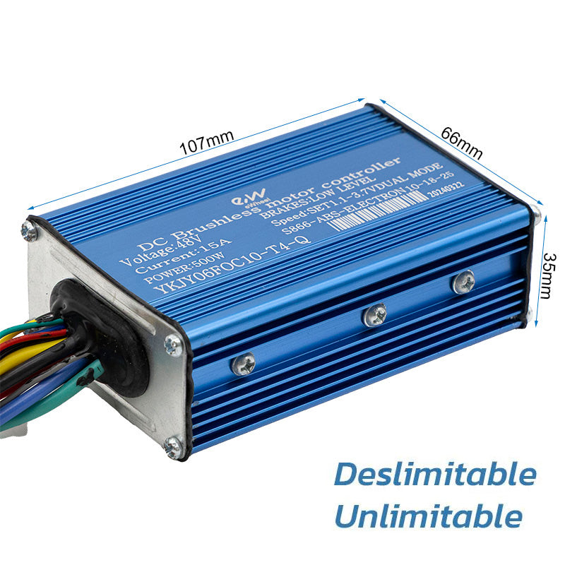 48V 15A 500W-A 10-18-25km/h entdrosselbar - Smartgyro nicht zugelassener Crossover Ewheel