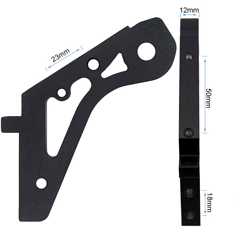 Pieza unión trasera horquilla KuKirin G2 Max