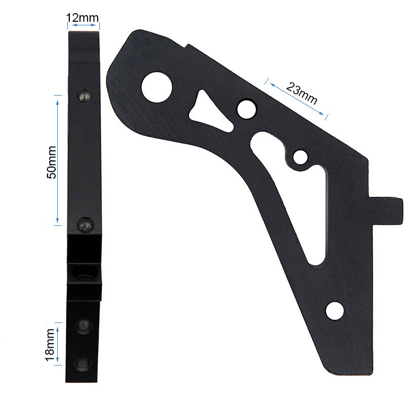 Pieza unión trasera horquilla KuKirin G2 Max