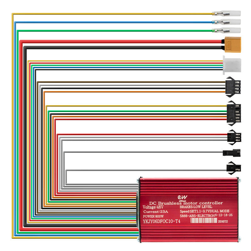 48V 23A 800W 6-12-18-25km/h (With limitation cable) Smartgyro Speedway/Rockway homologated