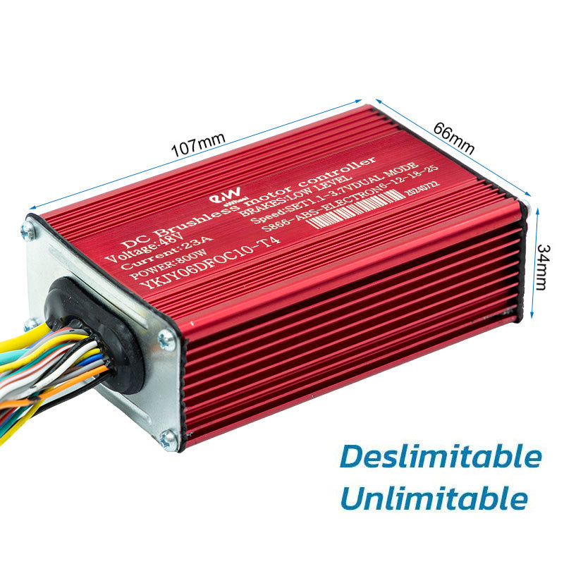 48V 23A 800W 6-12-18-25km/h (With limitation cable) Smartgyro Speedway/Rockway homologated