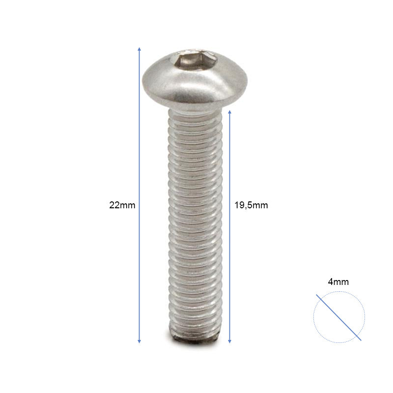Tornillo guardabarros Mi4 lite - 30pcs