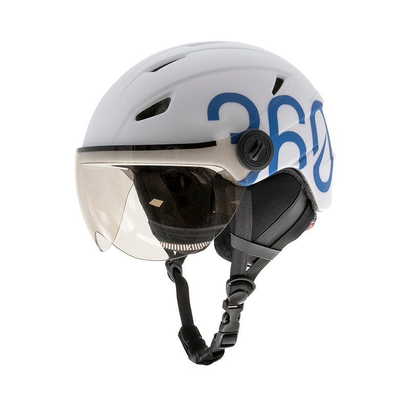 GLOOB Urbano bianco - blu paraorecchie rimovibili