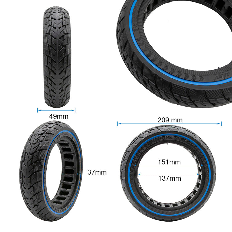 Ruota piena off-road 8,5x2 (50/75-6,1) blu