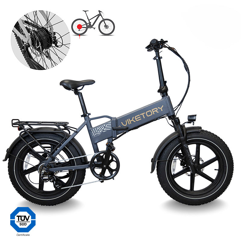 LITHOR - Fatbike faltrad - Graphitgrau