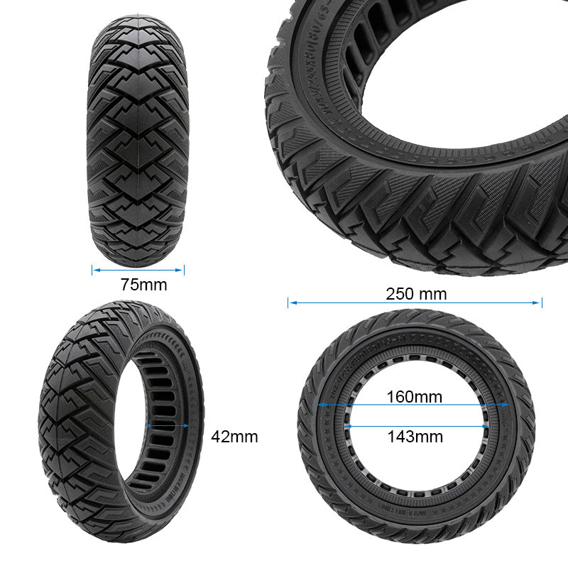 Ruota piena 10x3 / 255x80 (80/65-6)