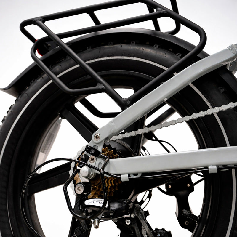 BRAVE ebike FATBIKE Dobrável Laranja/Cinza