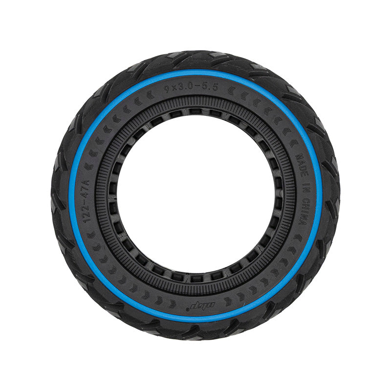 Ruota piena off-road 9x3-5,5 blu