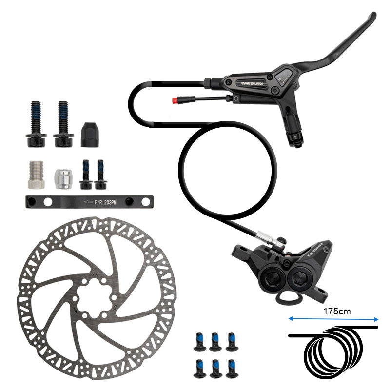 Karasawa Kit freno idraulico 4 pistoni + Disco
