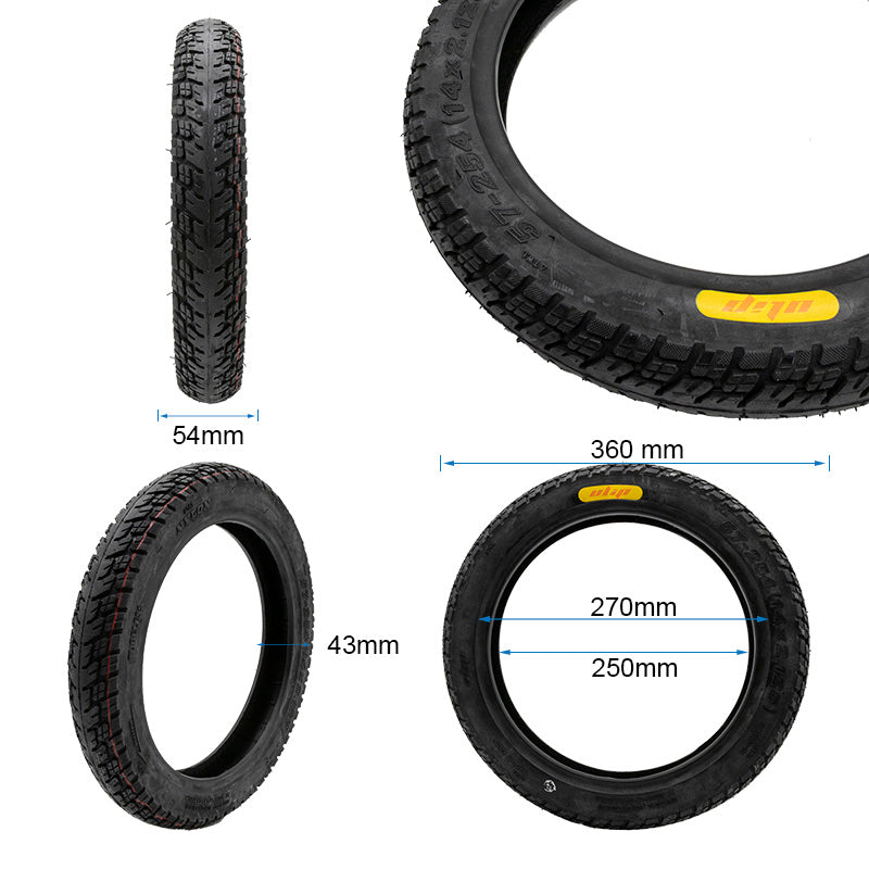 Opona bezdętkowa off-road 14x2,125 (57-254)