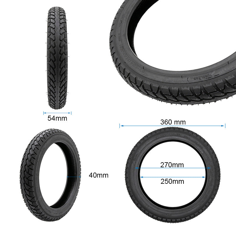Tubeless City-Reifen 14x2,125 (57-254)