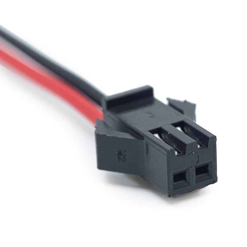SM 2 pin connector with 22 AWG cable - 5m/5h